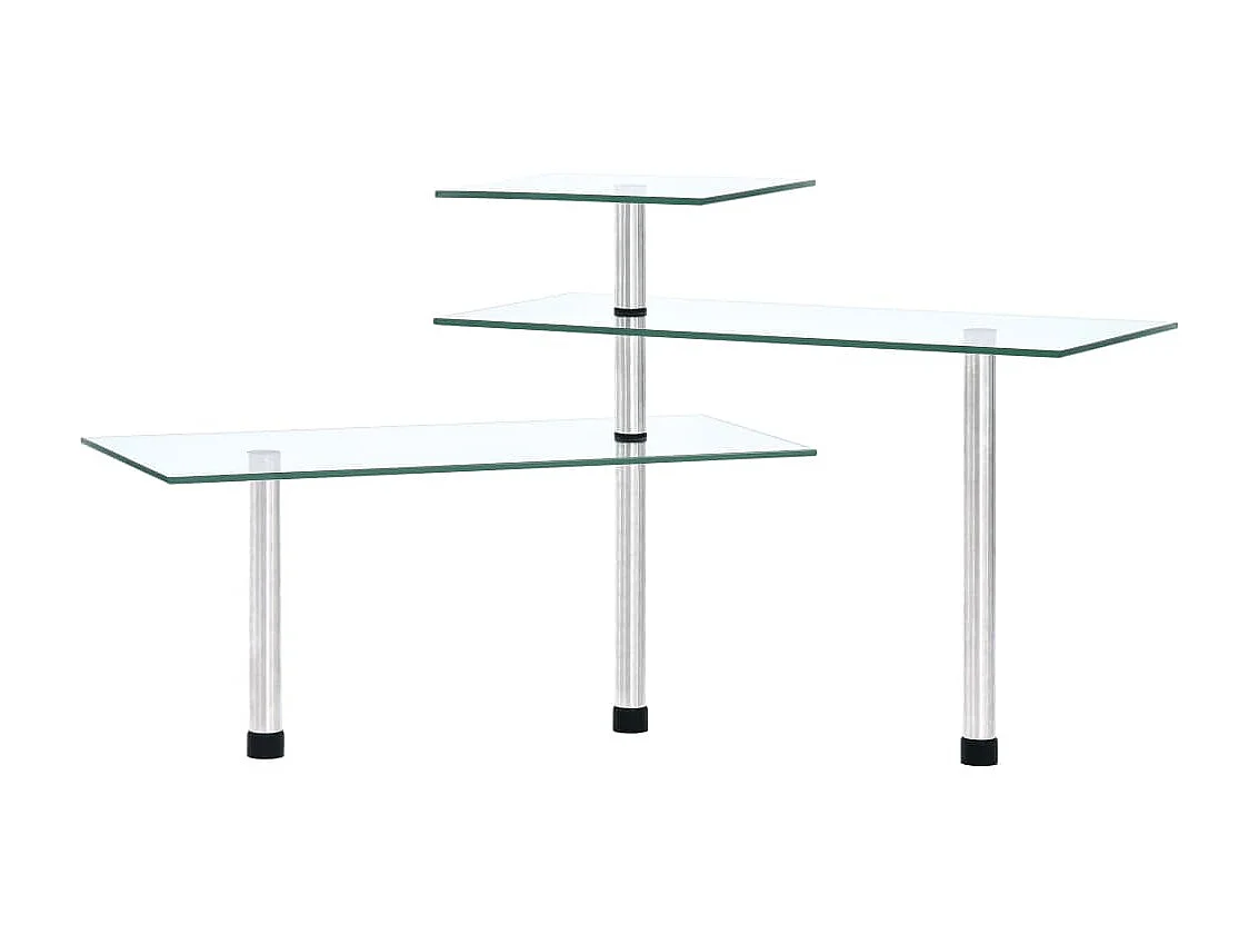 Hoekkastje keuken 3-laags gehard glas NL266183