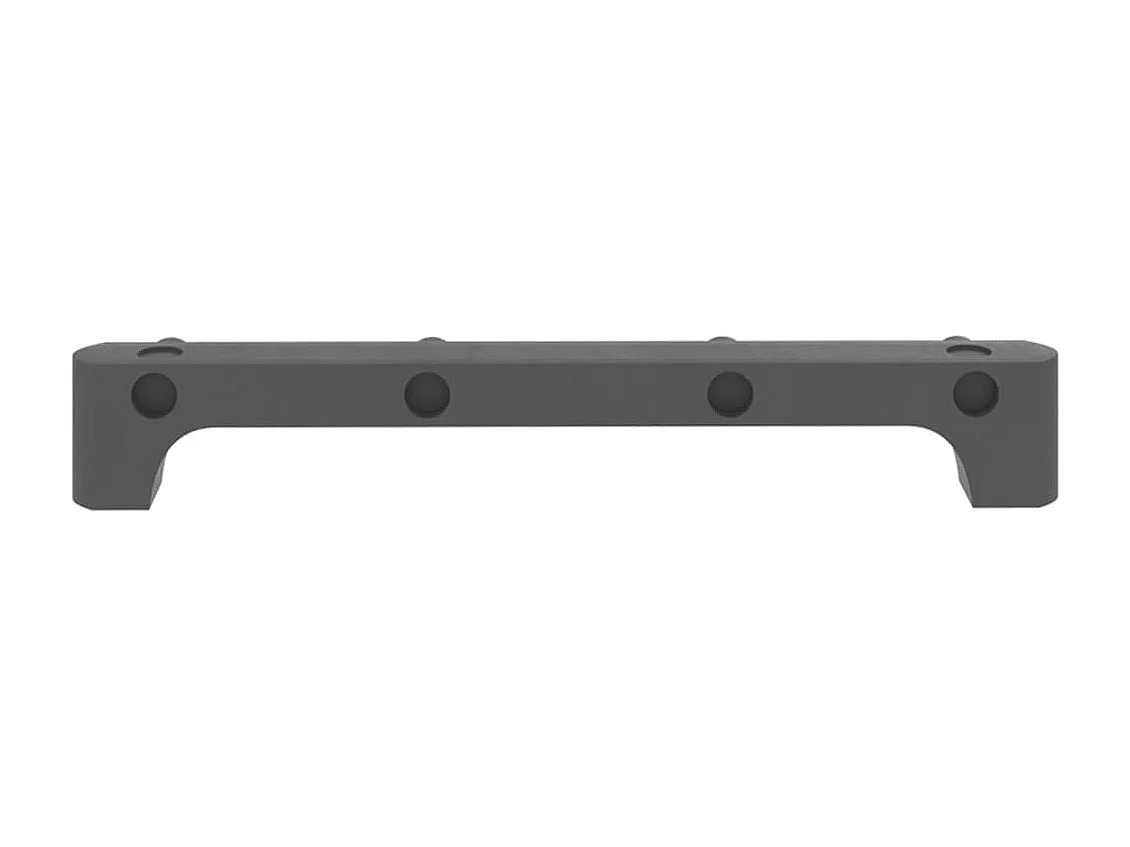 Estantería de 4 cubos de tela gris 69x30x72,5 cm ES639085