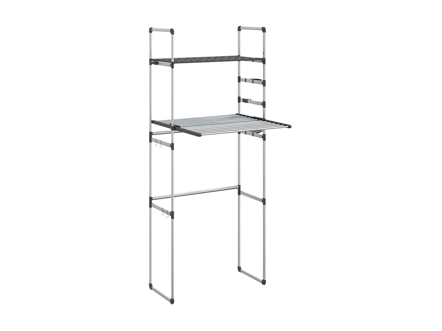 Estantería para lavadora aluminio 77x52x192 cm ES390791