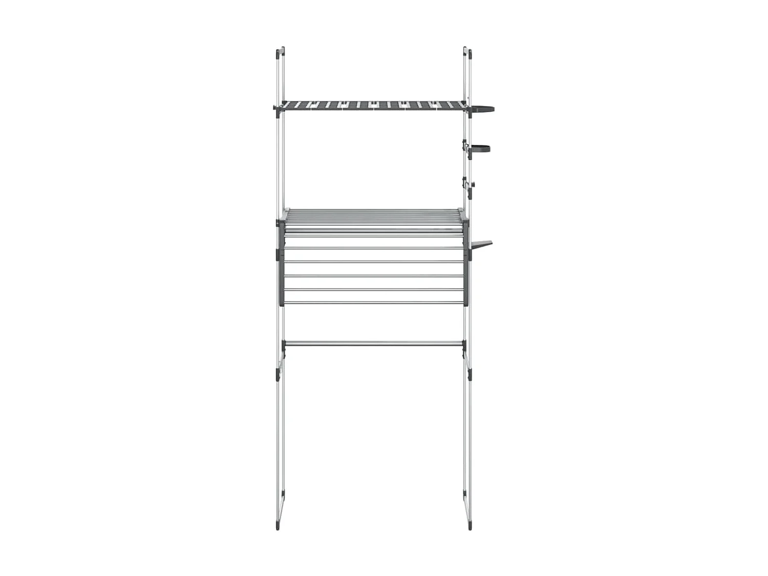 Estantería para lavadora aluminio 77x52x192 cm ES390791