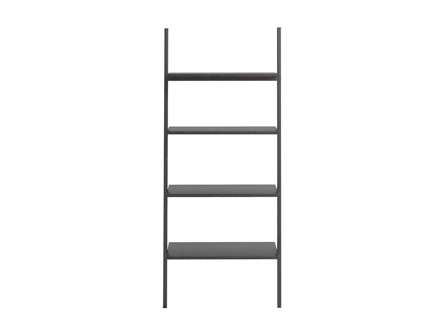 Étagère inclinée à 4 niveaux Noir 64x34x150,5 cm OFR56946 BonneVie Meuble