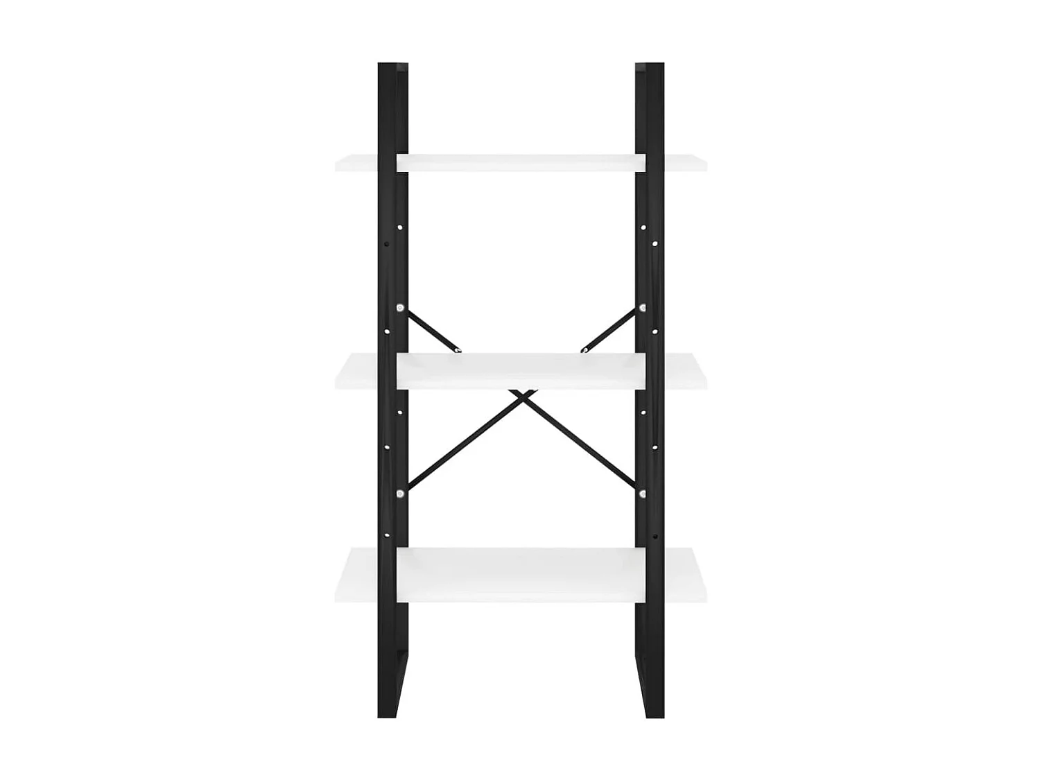 Étagère de rangement Blanc 60x30x105 cm Aggloméré OFR48025 BonneVie Meuble