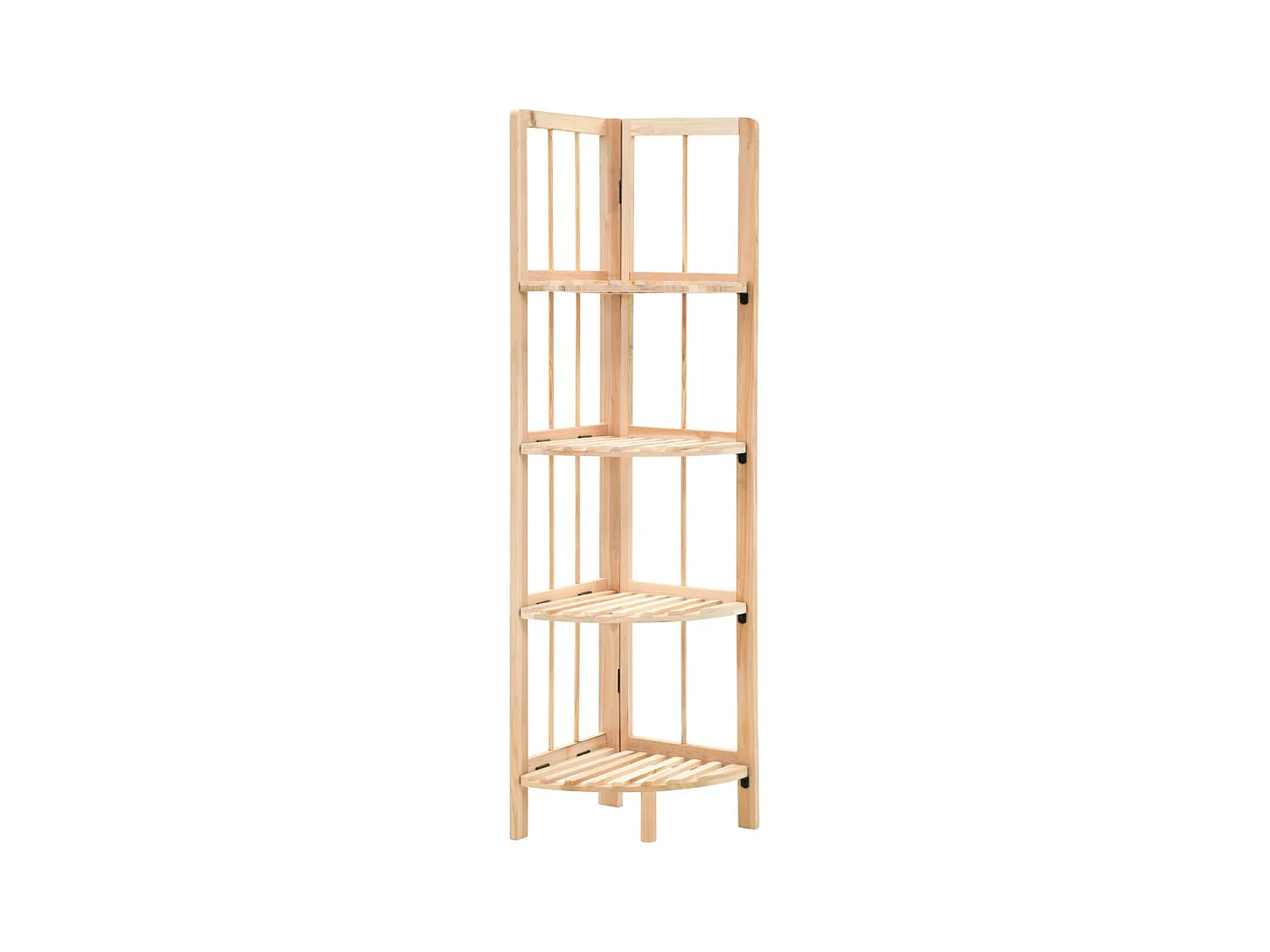 Étagère d'angle bois de cèdre 27 x 27 x 110 cm OFR96247 BonneVie Meuble