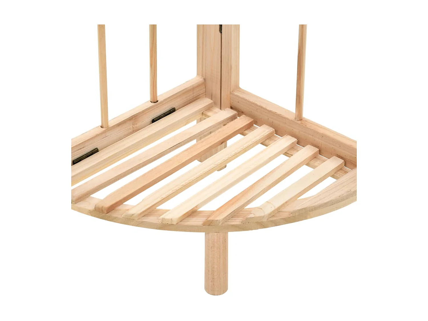 Étagère d'angle bois de cèdre 27 x 27 x 110 cm OFR96247 BonneVie Meuble
