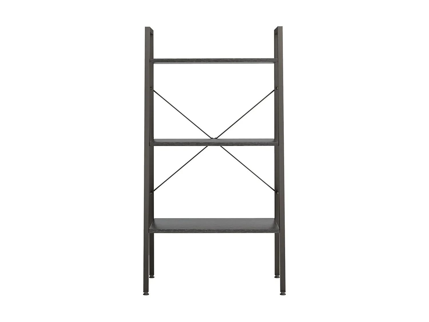 Étagère sur pied 3 niveaux Noir 56x35x108 cm OFR90659 BonneVie Meuble