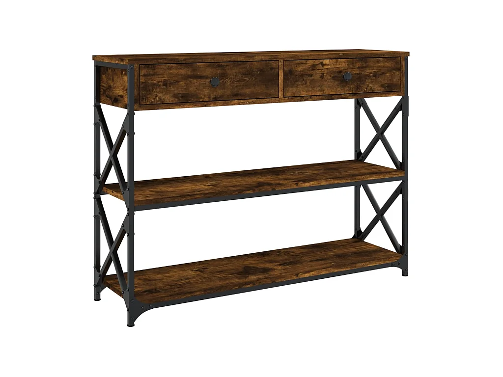 Konsolentisch,Flurtisch Räuchereiche 100x28x75 cm Holzwerkstoff -gkd680754