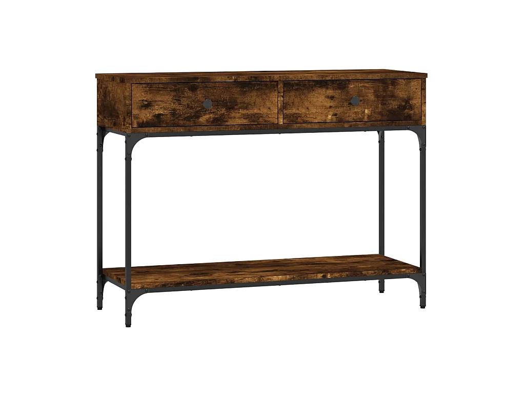 Konsolentisch,Flurtisch Räuchereiche 100x34,5x75 cm Holzwerkstoff -gkd648942