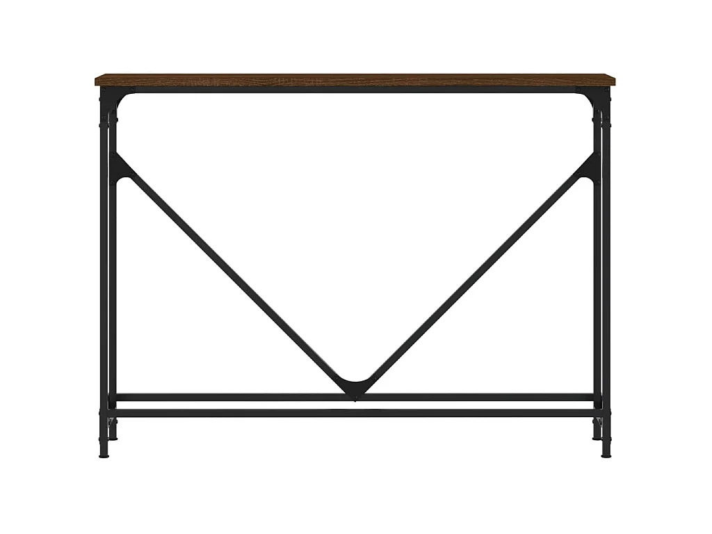 Konsolentisch,Flurtisch Braun Eichen-Optik 102x22,5x75 cm Holzwerkstoff -gkd577846
