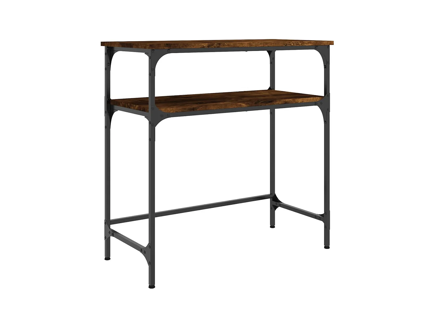 Konsolentisch,Flurtisch Räuchereiche 75x35,5x75 cm Holzwerkstoff -gkd109024