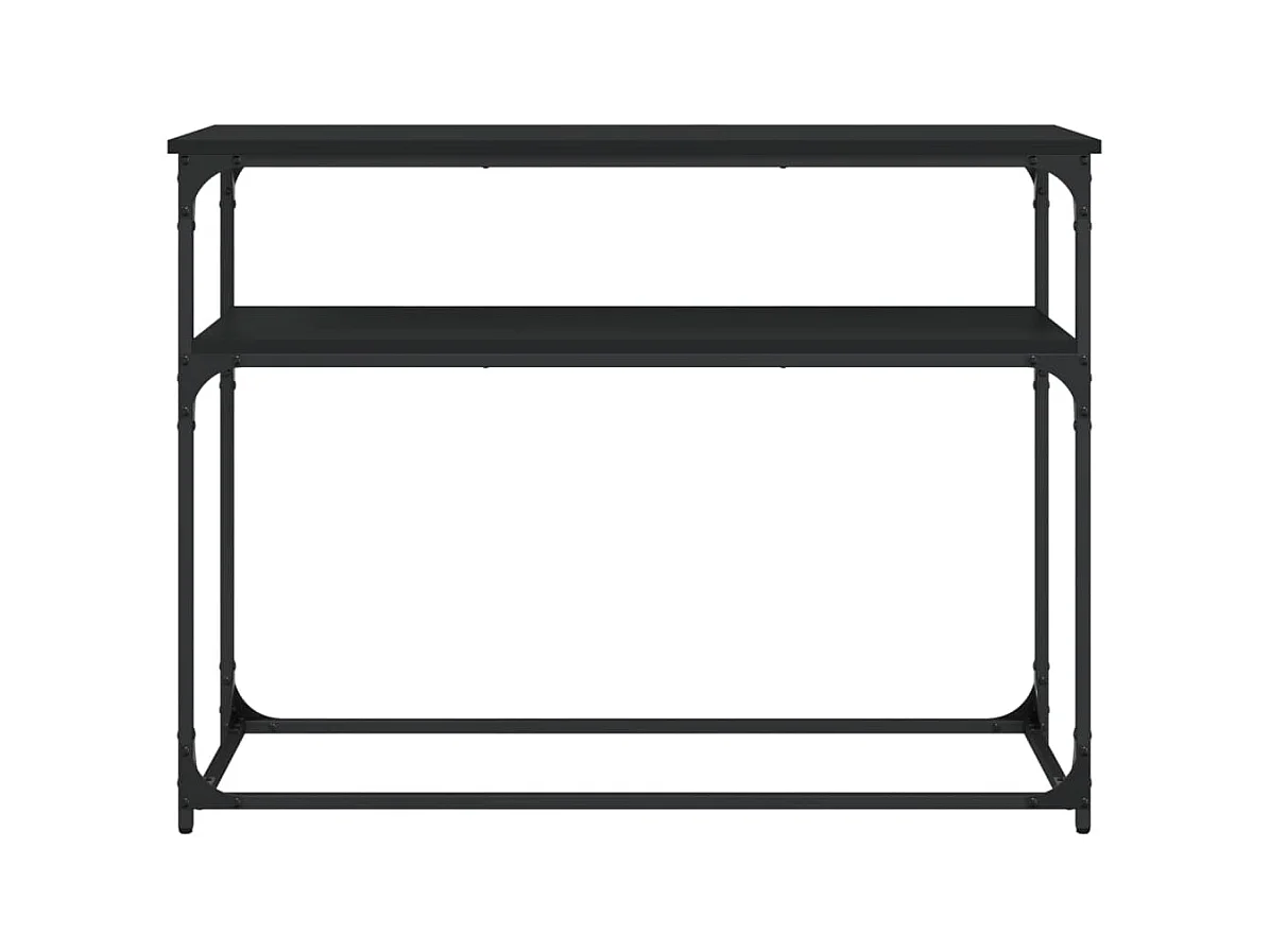 Konsolentisch,Flurtisch Schwarz 100x35,5x75 cm Holzwerkstoff -gkd906185