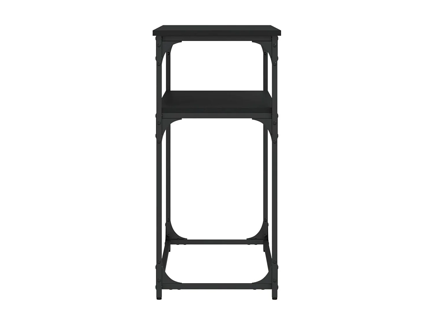 Konsolentisch,Flurtisch Schwarz 100x35,5x75 cm Holzwerkstoff -gkd906185