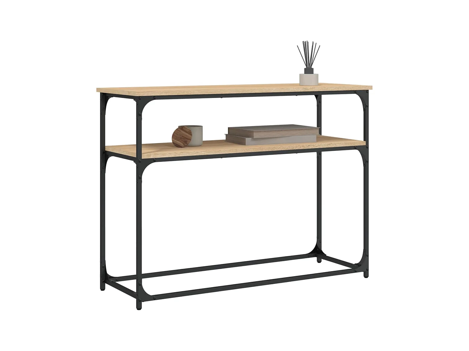 Wandtafel 100x35,5x75 cm bewerkt hout sonoma eikenkleurig NL973142