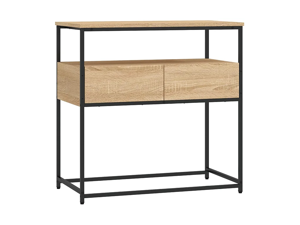 Konsolentisch,Flurtisch Sonoma-Eiche 75x40x75 cm Holzwerkstoff -gkd199297