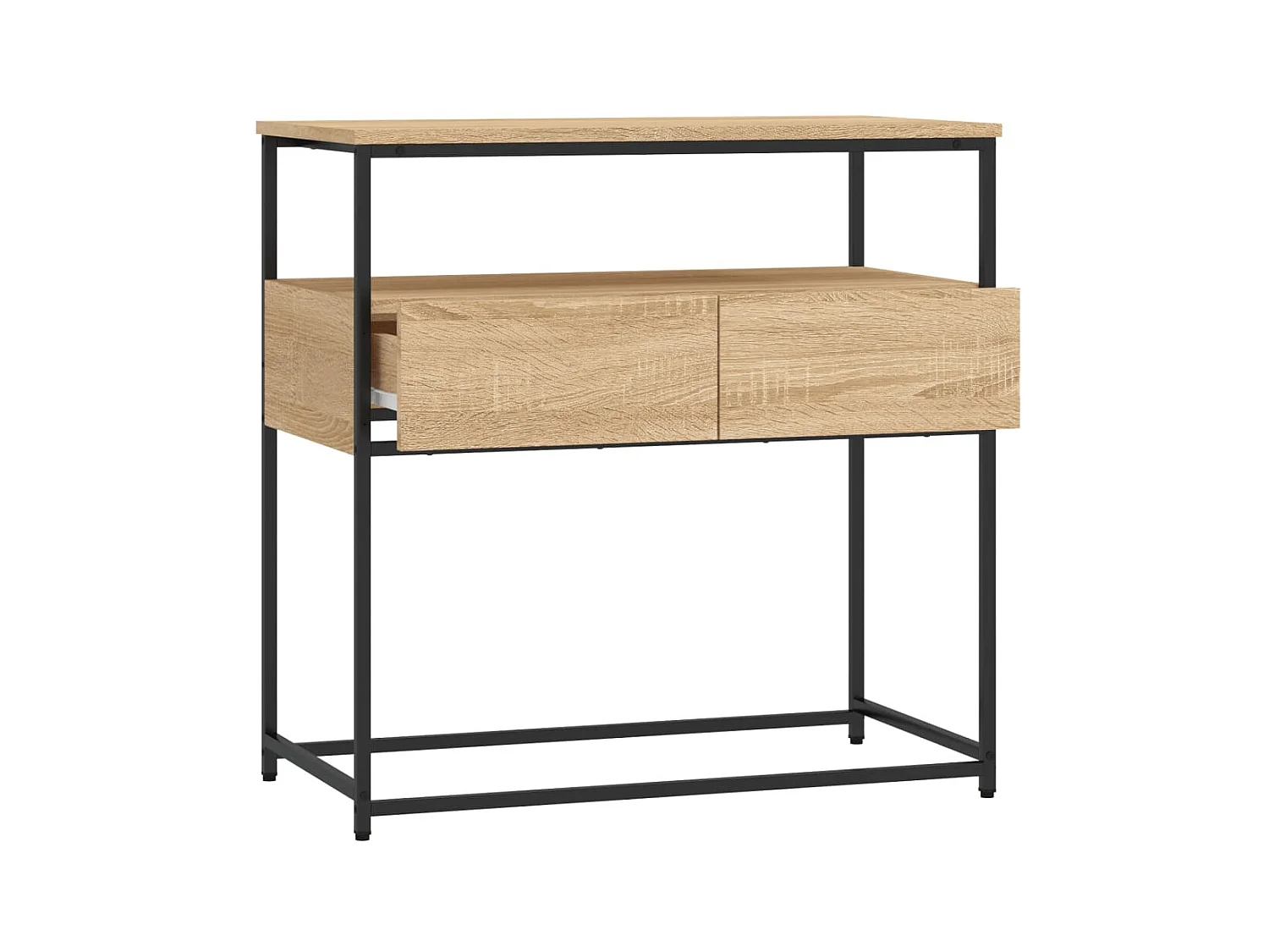 Konsolentisch,Flurtisch Sonoma-Eiche 75x40x75 cm Holzwerkstoff -gkd199297