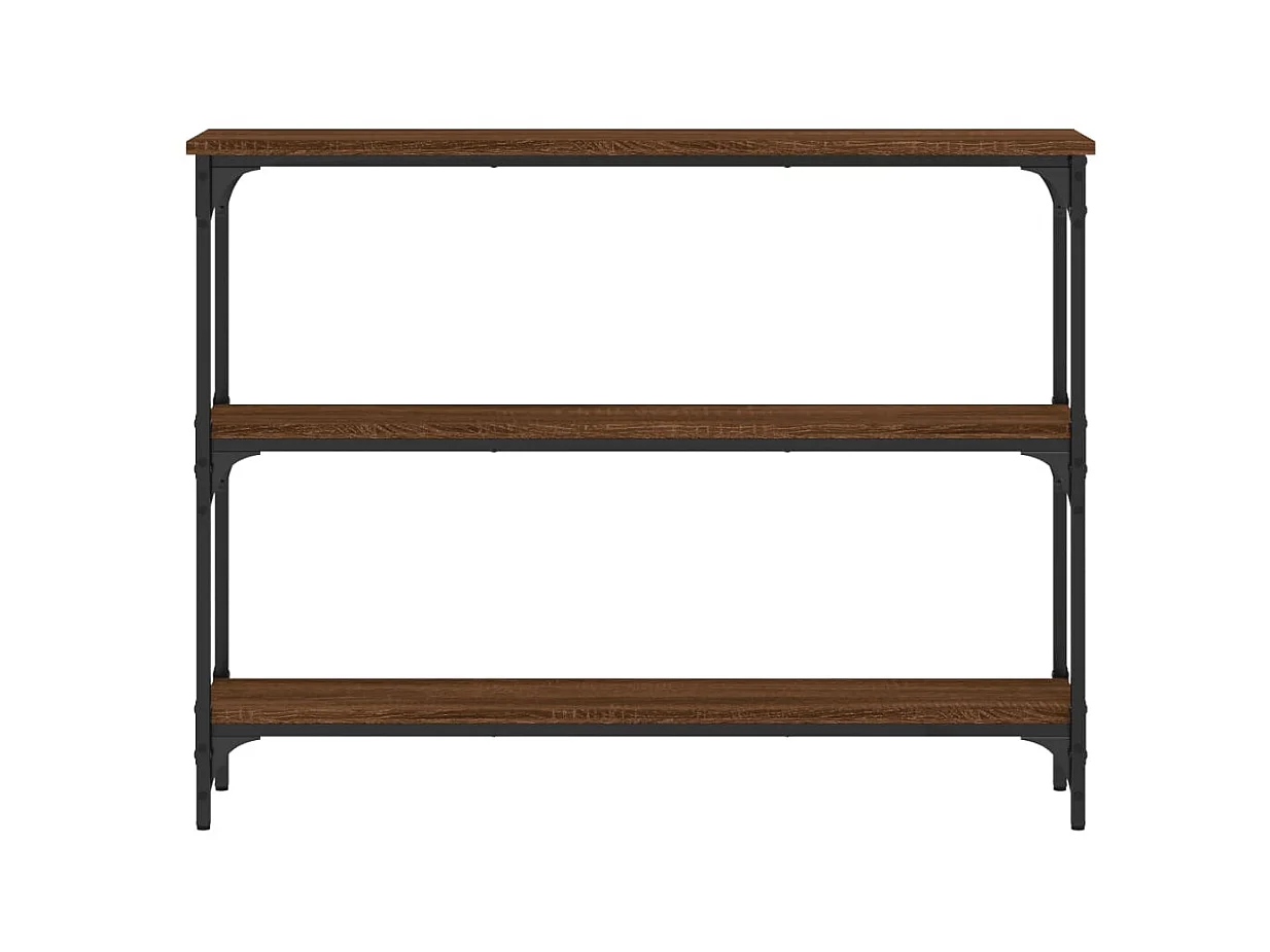 Konsolentisch,Flurtisch Braun Eichen-Optik 100x22,5x75 cm Holzwerkstoff -gkd559304