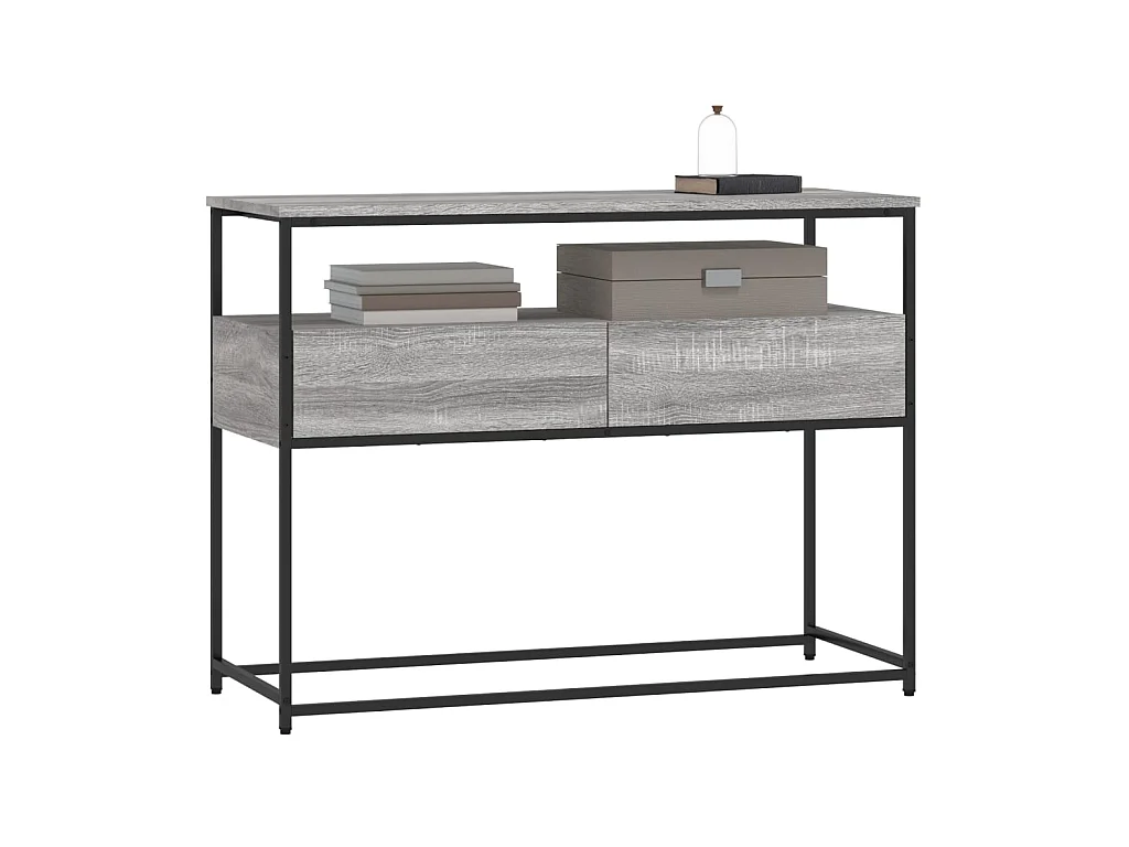 Konsolentisch,Flurtisch Grau Sonoma 100x40x75 cm Holzwerkstoff -gkd744259