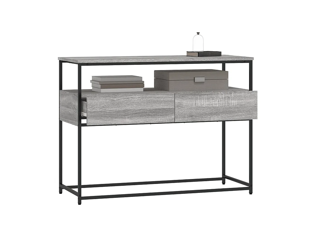 Konsolentisch,Flurtisch Grau Sonoma 100x40x75 cm Holzwerkstoff -gkd744259