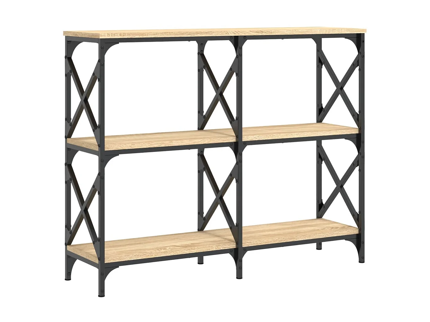 Konsolentisch,Flurtisch Sonoma-Eiche 100x28x80,5 cm Holzwerkstoff -gkd264643