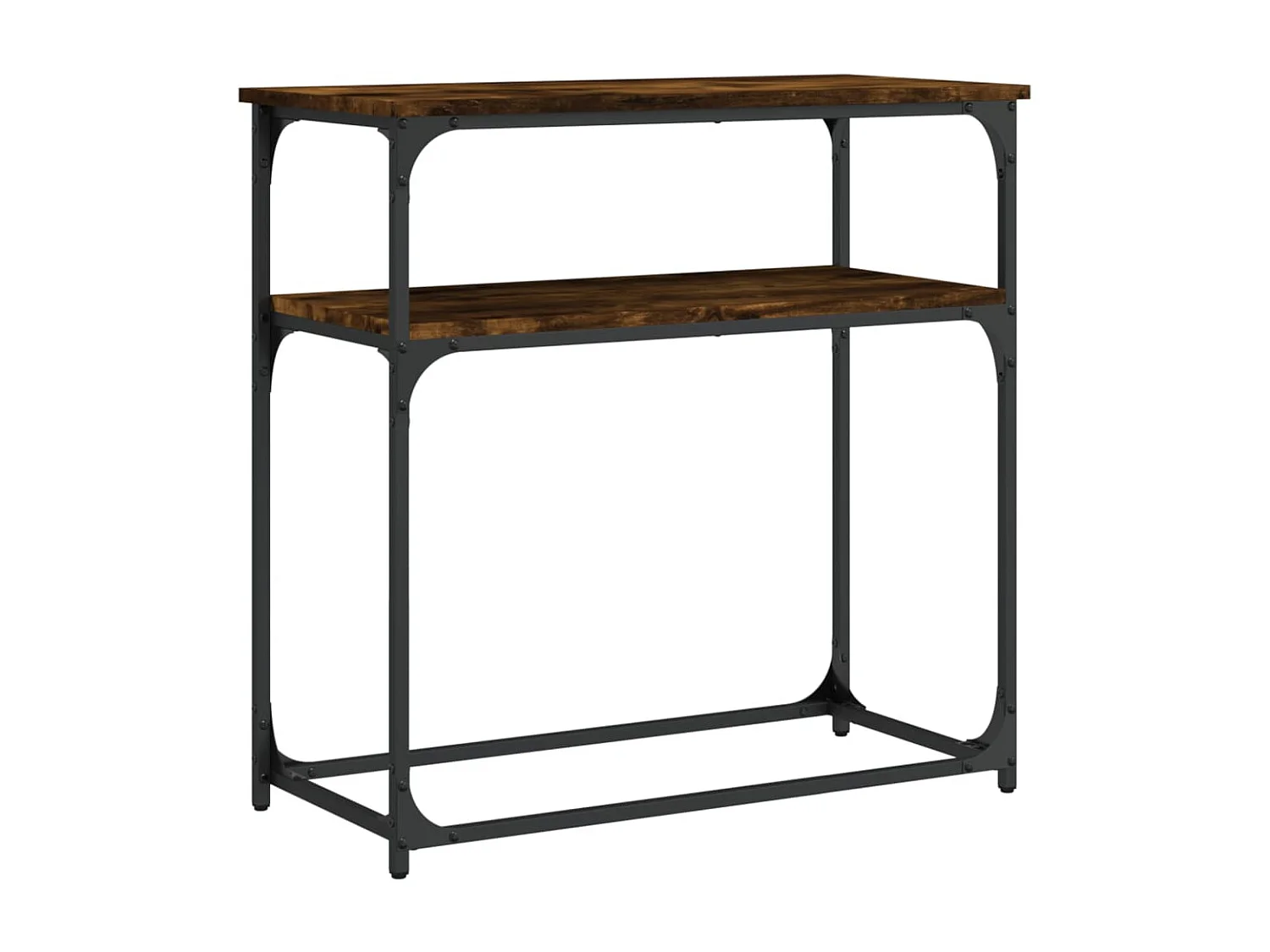 Konsolentisch,Flurtisch Räuchereiche 75x35,5x75 cm Holzwerkstoff -gkd362977