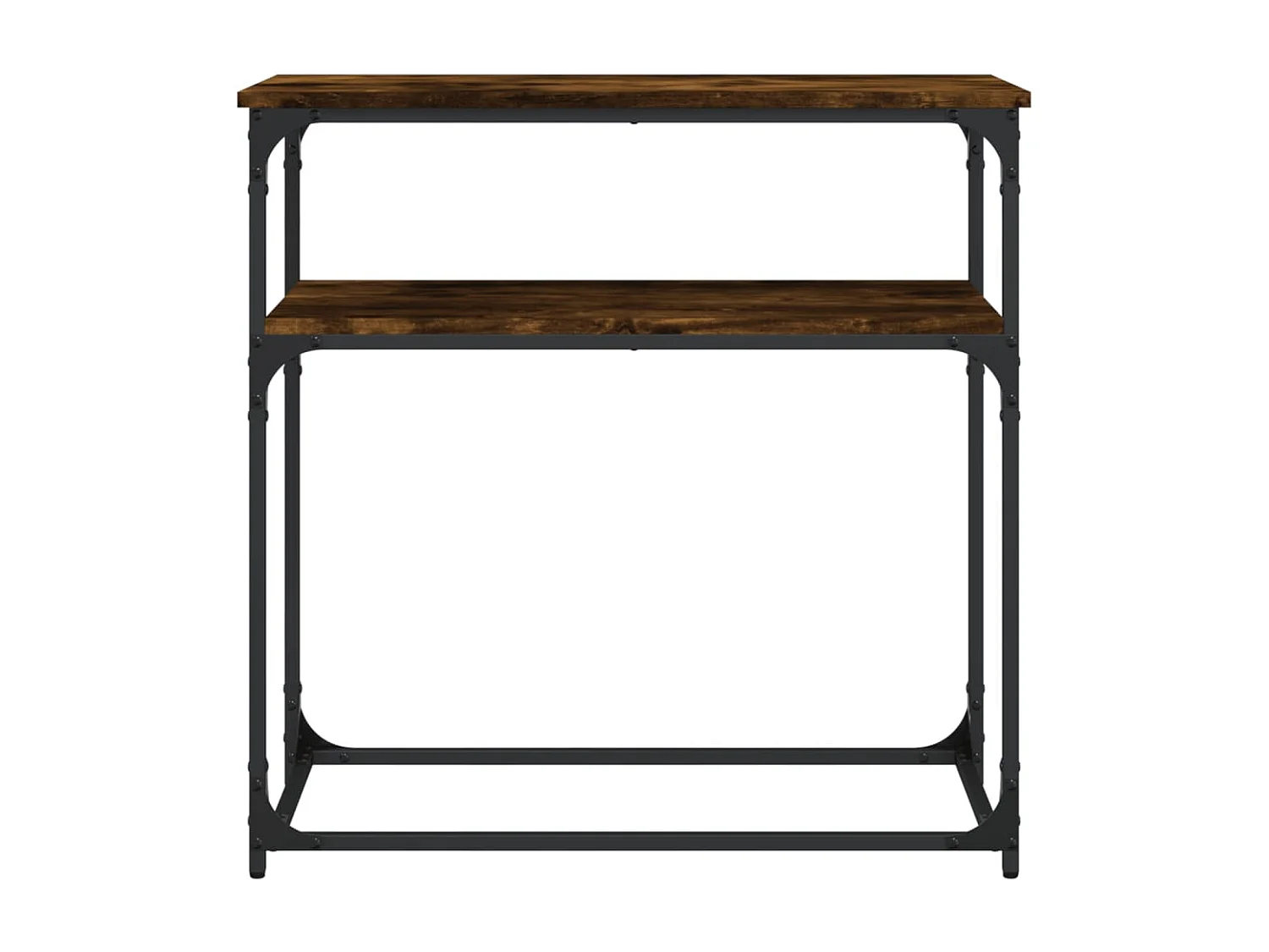 Konsolentisch,Flurtisch Räuchereiche 75x35,5x75 cm Holzwerkstoff -gkd362977