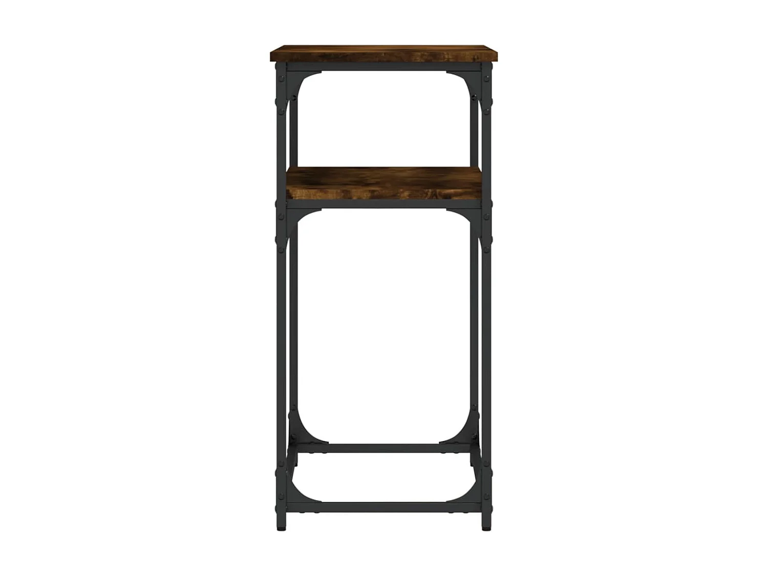 Wandtafel 75x35,5x75 cm bewerkt hout gerookt eikenkleurig NL992284