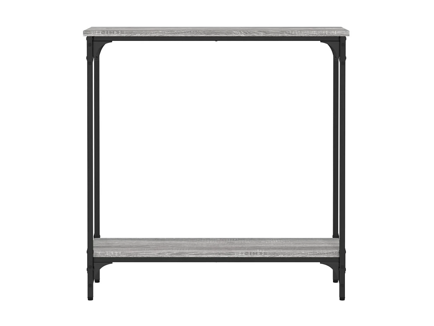 Console sonoma gris 75x22,5x75 cm bois d'ingénierie OFR78712 BonneVie Meuble