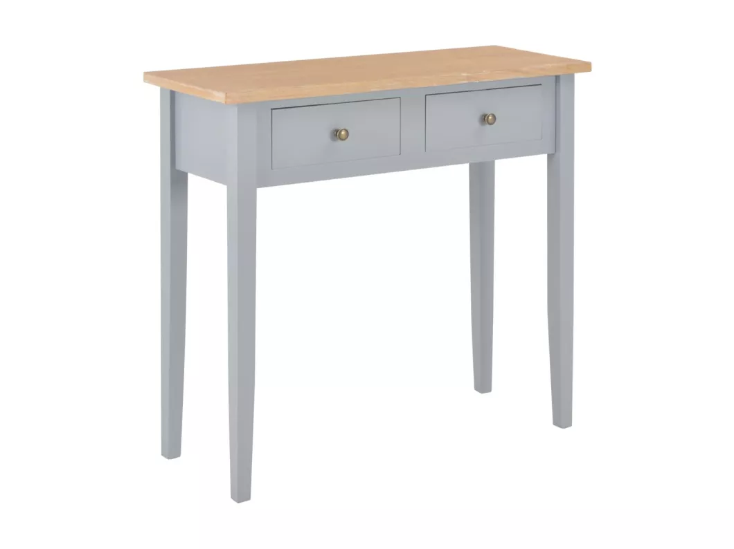 Kauf Unique Frisiertisch Konsolentisch,Flurtische Grau 79 x 30 x 74 cm Holz -gkd309072