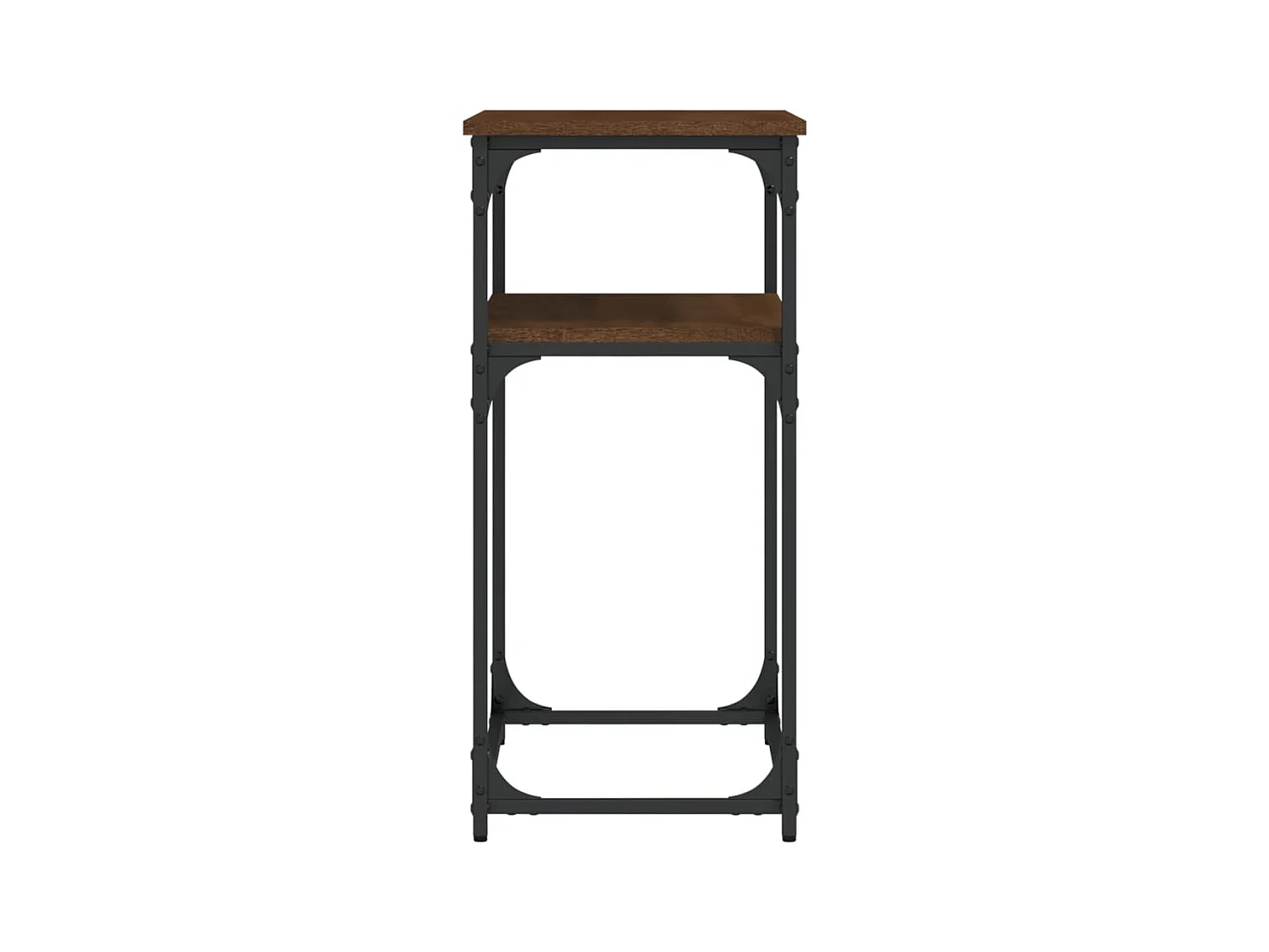 Konsolentisch,Flurtisch Braun Eichen-Optik 75x35,5x75 cm Holzwerkstoff -gkd320740