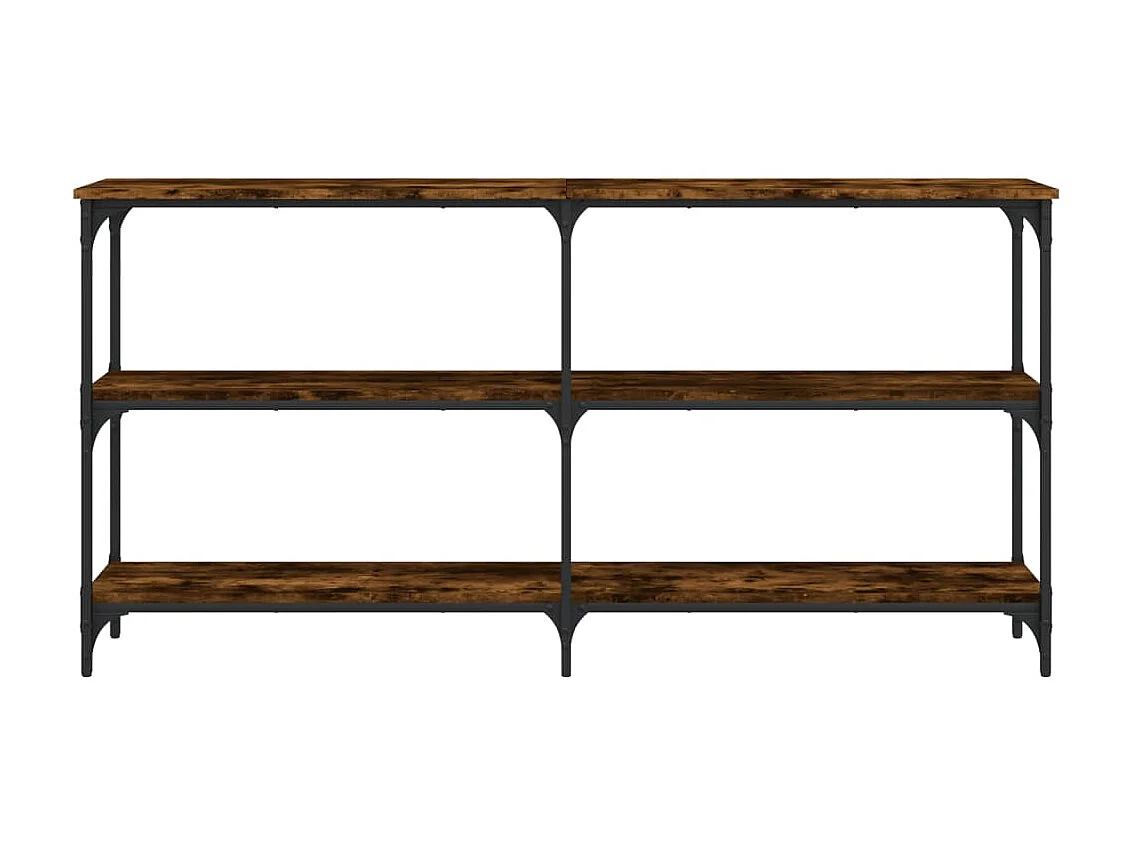 Wandtafel 150x29x75 cm bewerkt hout gerookt eikenkleurig NL858853