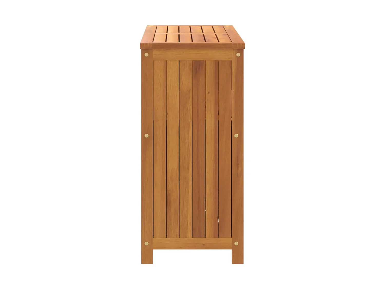 Console de jardin 80x35x75 cm bois massif d'acacia OFR92471 BonneVie Meuble