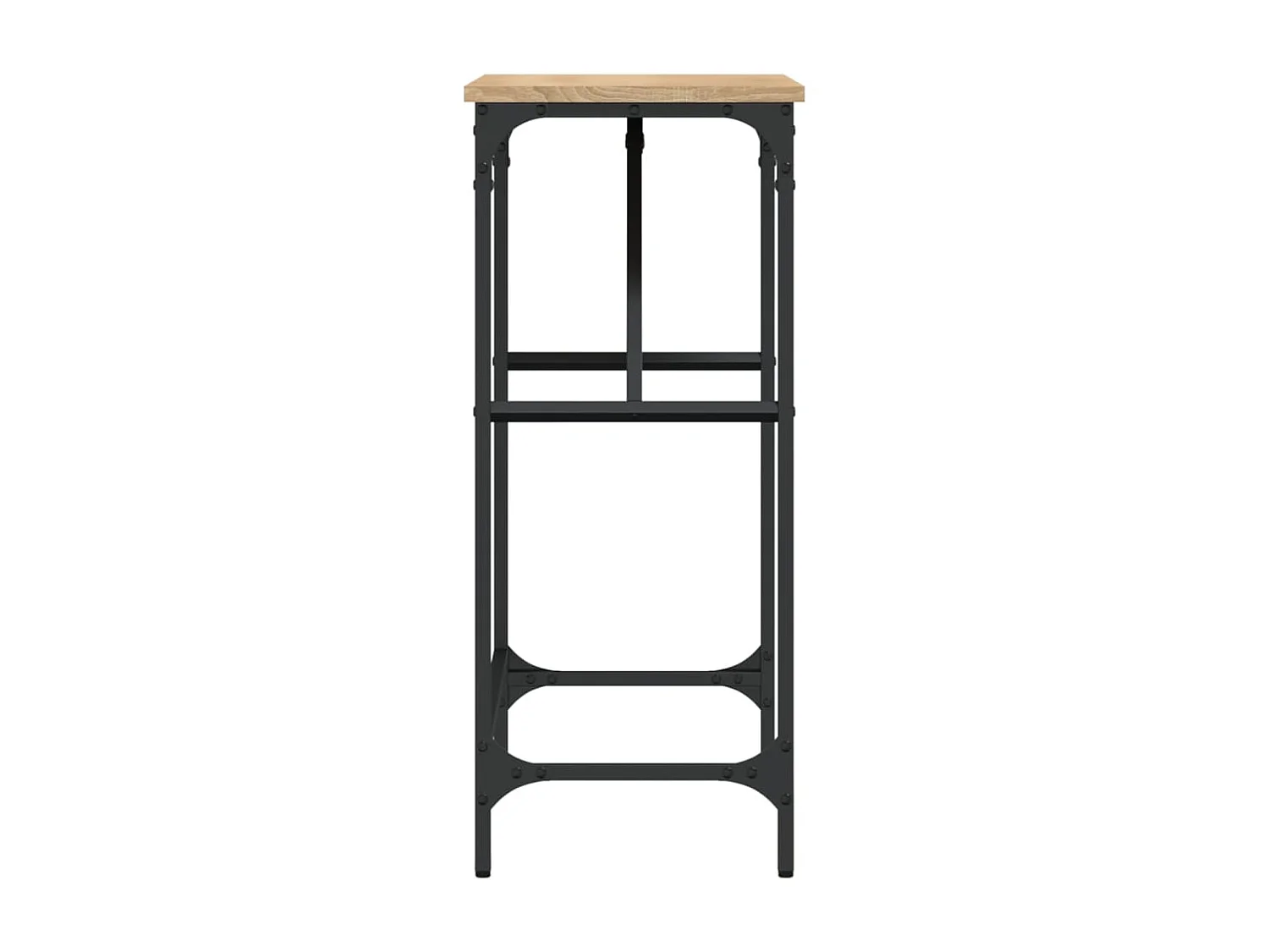 Console chêne sonoma 75x32x75 cm bois d'ingénierie OFR45919 BonneVie Meuble