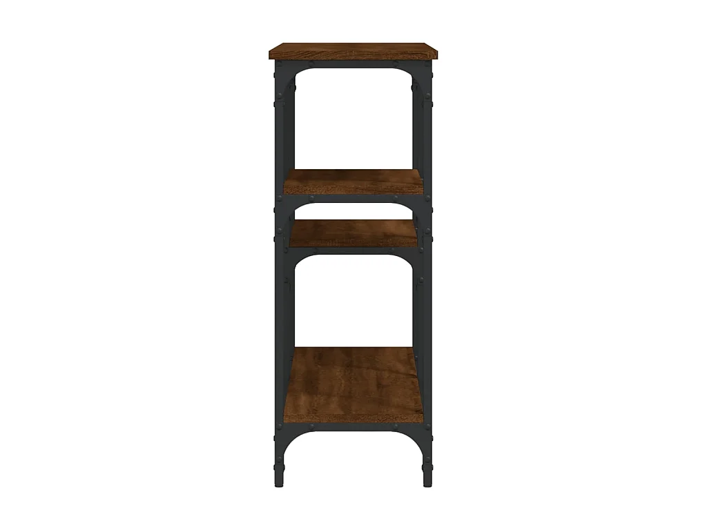 Konsolentisch,Flurtisch Braun Eichen-Optik 102x29x75 cm Holzwerkstoff -gkd291324