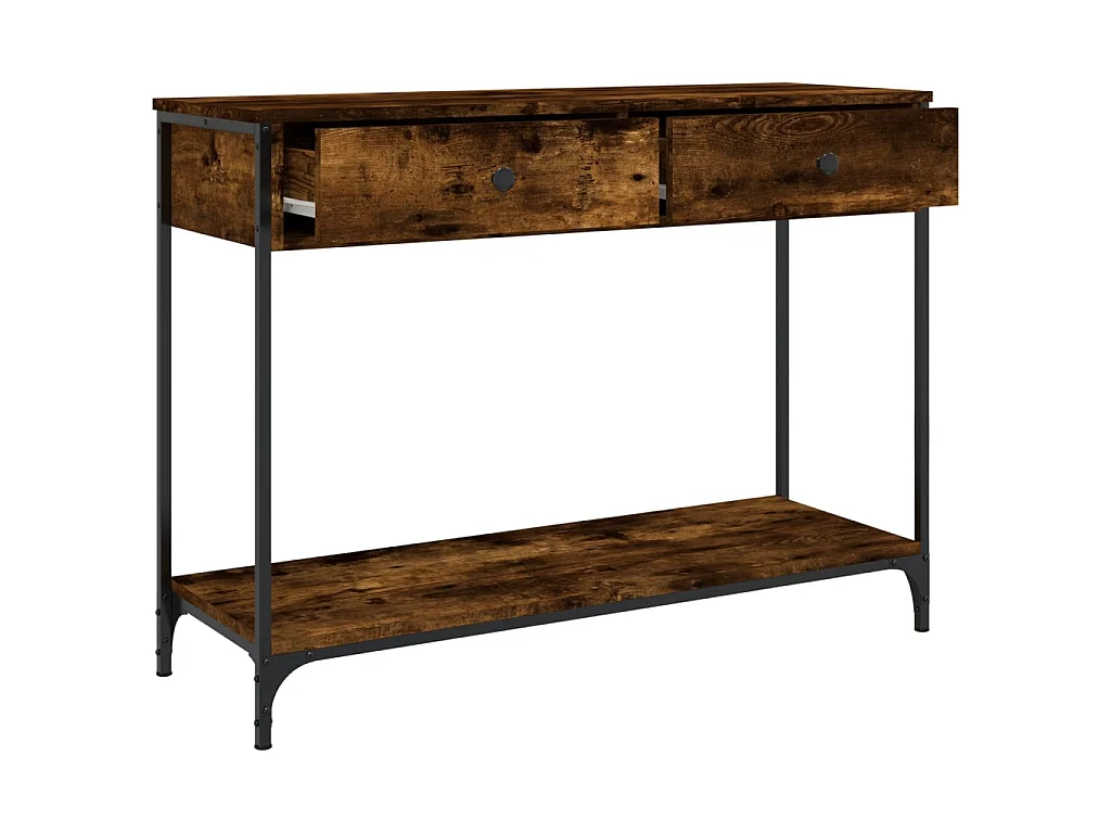 Konsolentisch,Flurtisch Räuchereiche 100x34,5x75 cm Holzwerkstoff -gkd567246