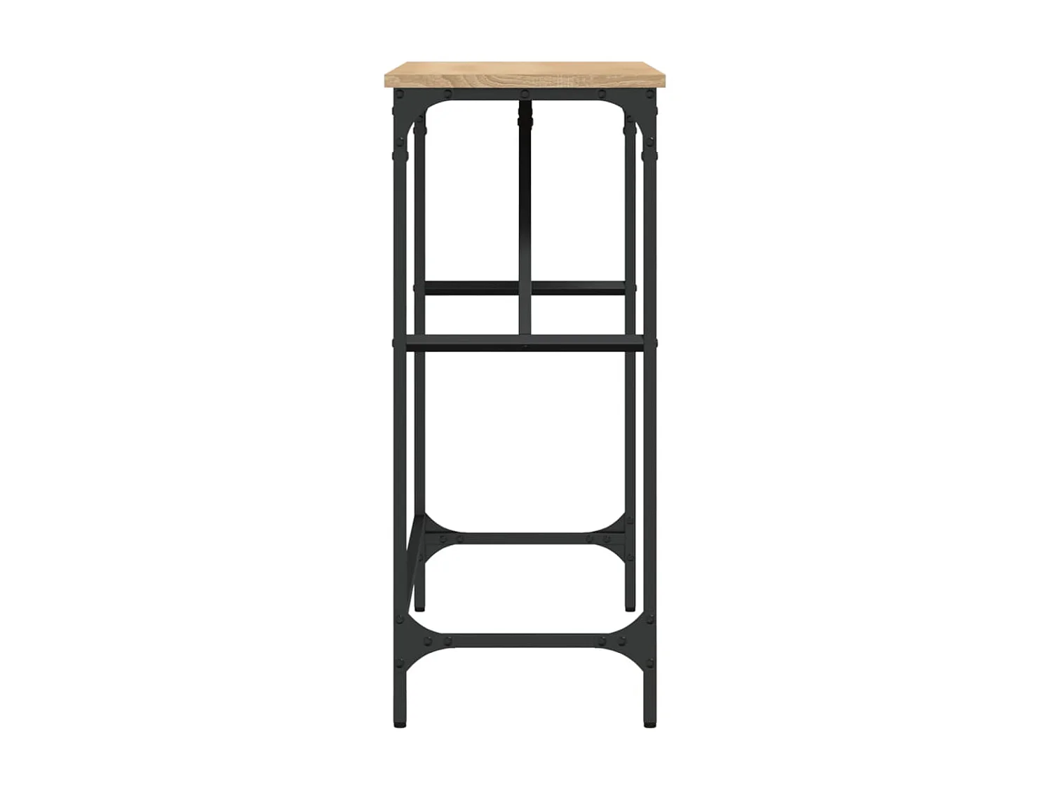 Console chêne sonoma 100x32x75 cm bois d'ingénierie OFR65836 BonneVie Meuble