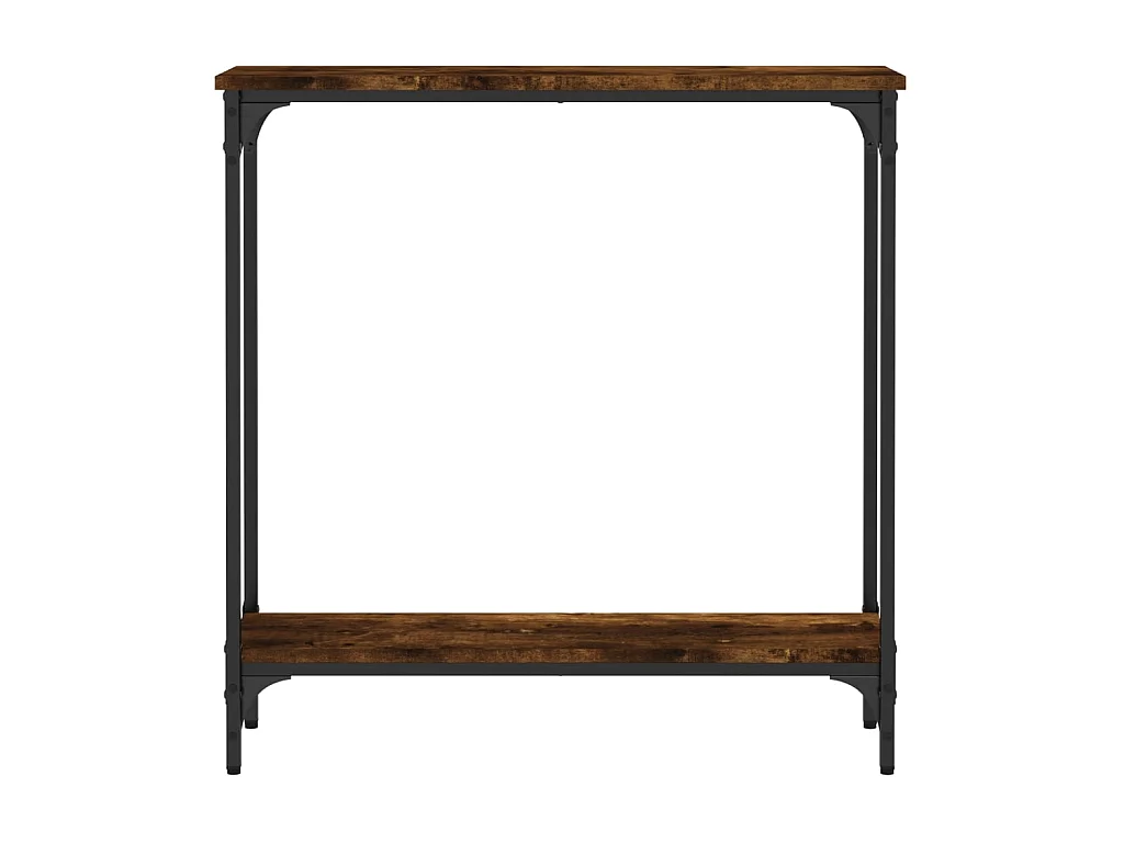 Wandtafel 75x22,5x75 cm bewerkt hout gerookt eikenkleurig NL375577