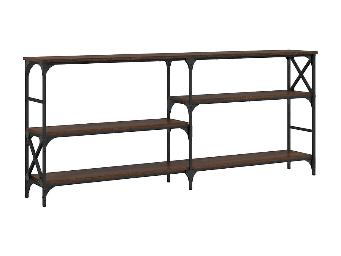 Konsolentisch,Flurtisch Braun Eichen-Optik 180x29x76,5 cm Holzwerkstoff -gkd962753