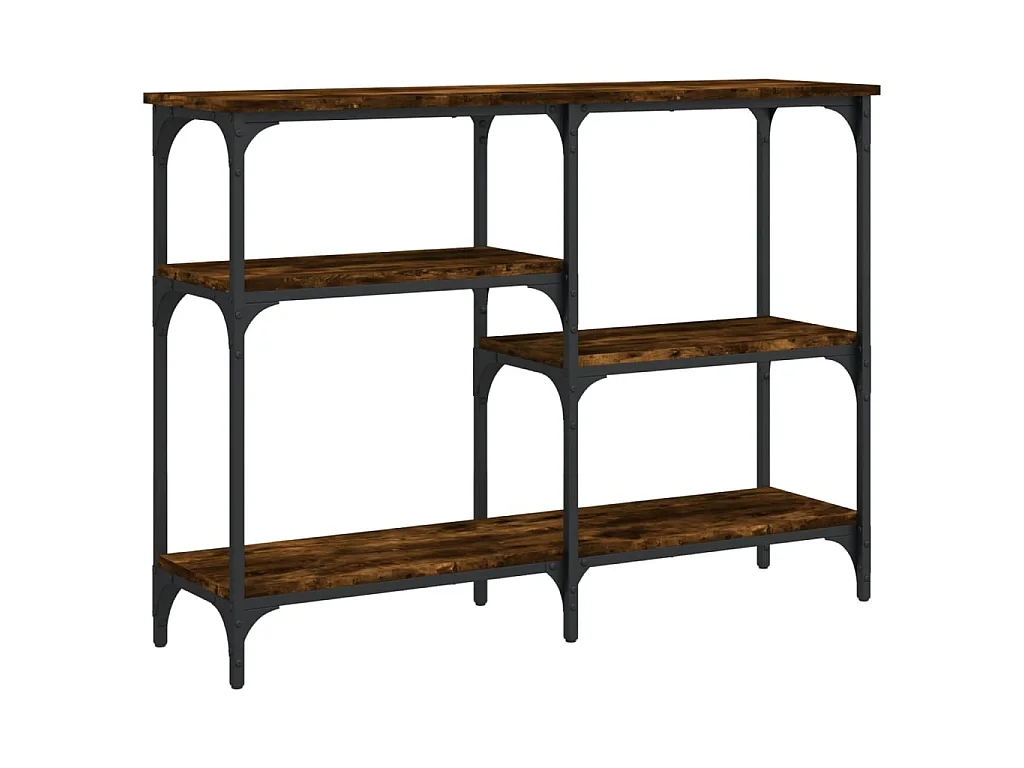 Wandtafel 102x29x75 cm bewerkt hout gerookt eikenkleurig NL469664