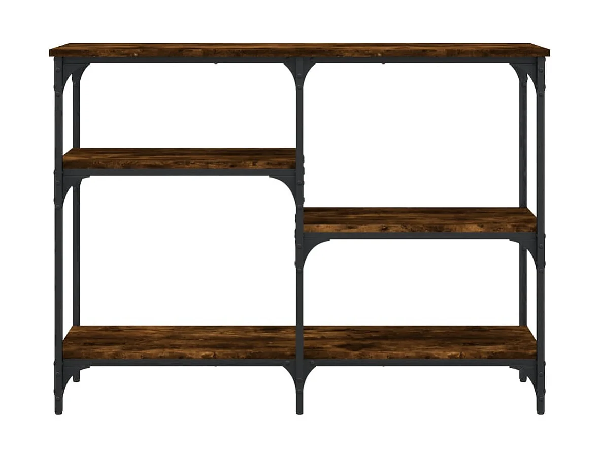 Wandtafel 102x29x75 cm bewerkt hout gerookt eikenkleurig NL469664