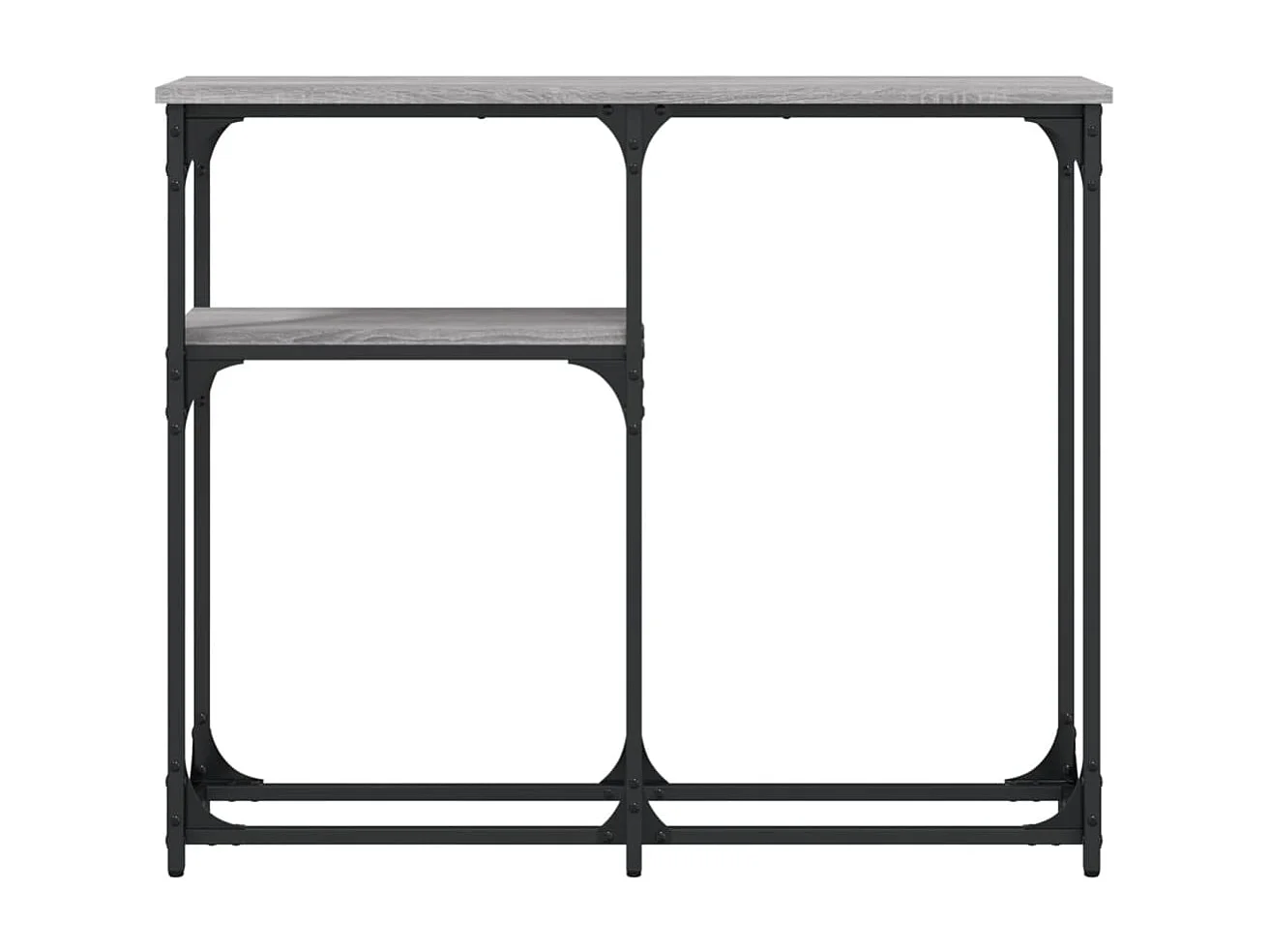 Console sonoma gris 90x22,5x75 cm bois d'ingénierie OFR60243 BonneVie Meuble