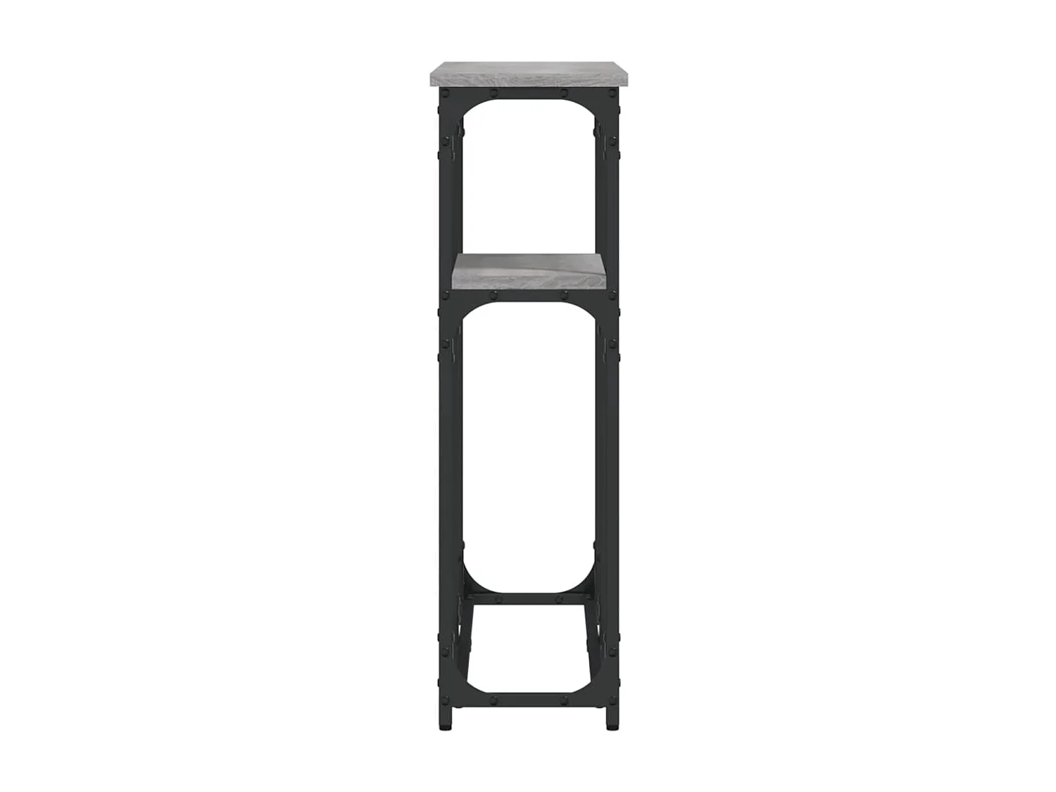 Console sonoma gris 90x22,5x75 cm bois d'ingénierie OFR60243 BonneVie Meuble