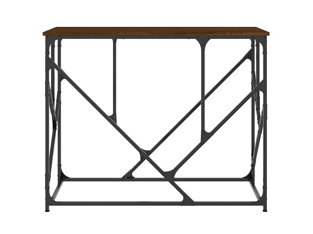 Konsolentisch,Flurtisch Braun Eichen-Optik 100x40x80 cm Holzwerkstoff -gkd252628