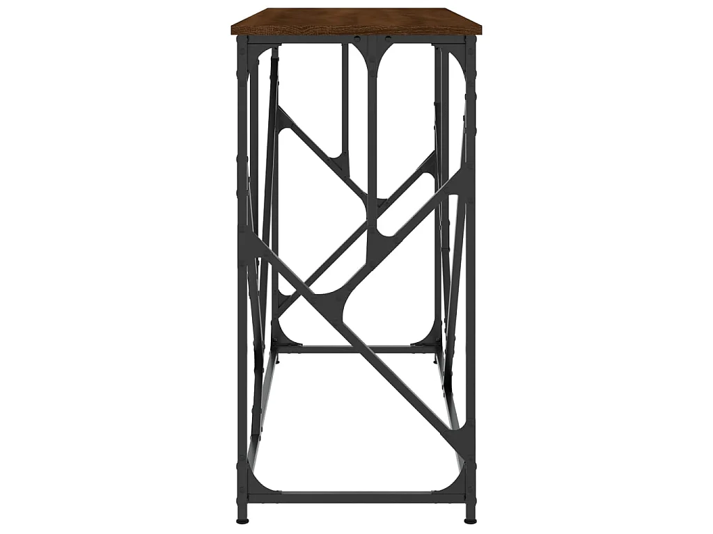 Konsolentisch,Flurtisch Braun Eichen-Optik 100x40x80 cm Holzwerkstoff -gkd252628