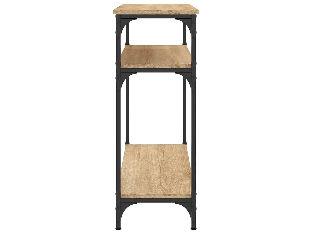 Console chêne sonoma 75x29x75 cm bois d'ingénierie OFR69223 BonneVie Meuble