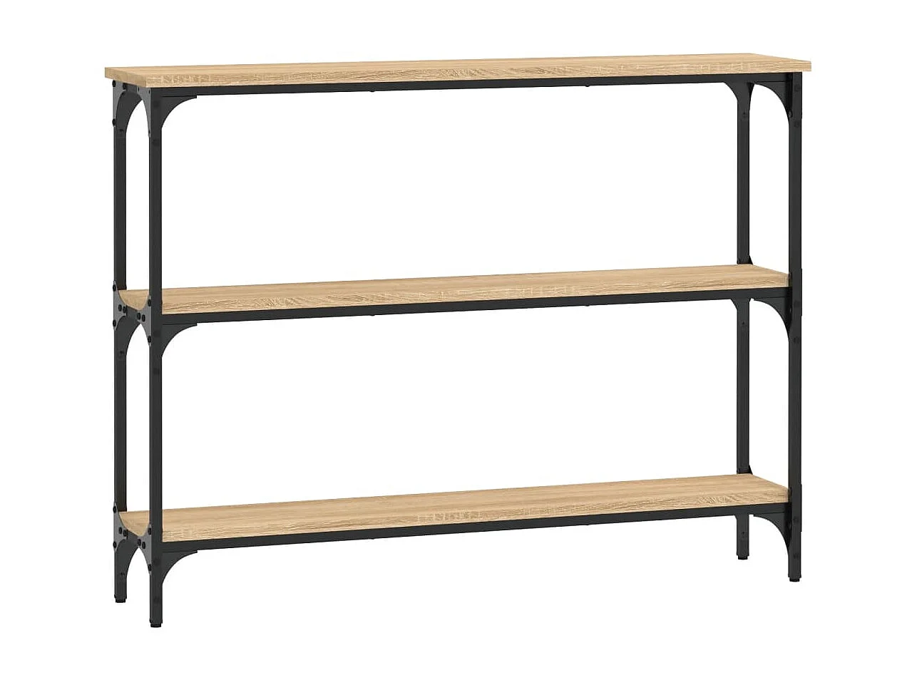 Console chêne sonoma 100x22,5x75 cm bois d'ingénierie OFR36795 BonneVie Meuble