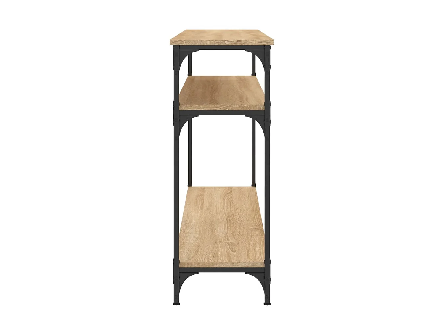 Console chêne sonoma 100x29x75 cm bois d'ingénierie OFR42897 BonneVie Meuble