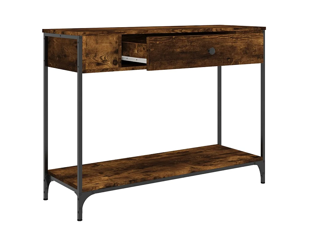 Konsolentisch,Flurtisch Räuchereiche 100x34,5x75 cm Holzwerkstoff -gkd163004