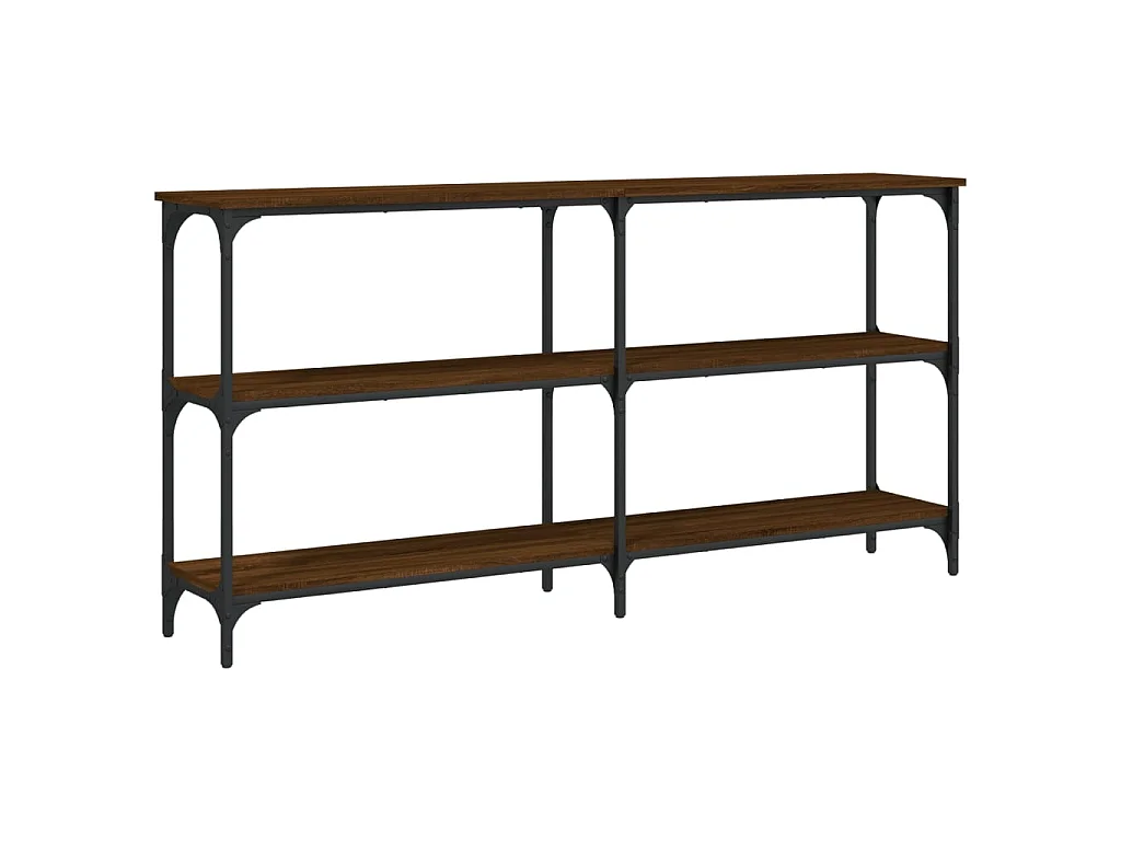 Konsolentisch,Flurtisch Braun Eichen-Optik 150x29x75 cm Holzwerkstoff -gkd310647