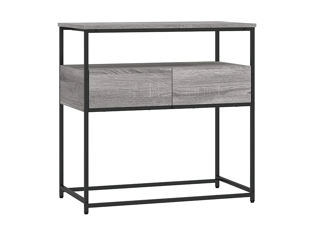 Konsolentisch,Flurtisch Grau Sonoma 75x40x75 cm Holzwerkstoff -gkd74620
