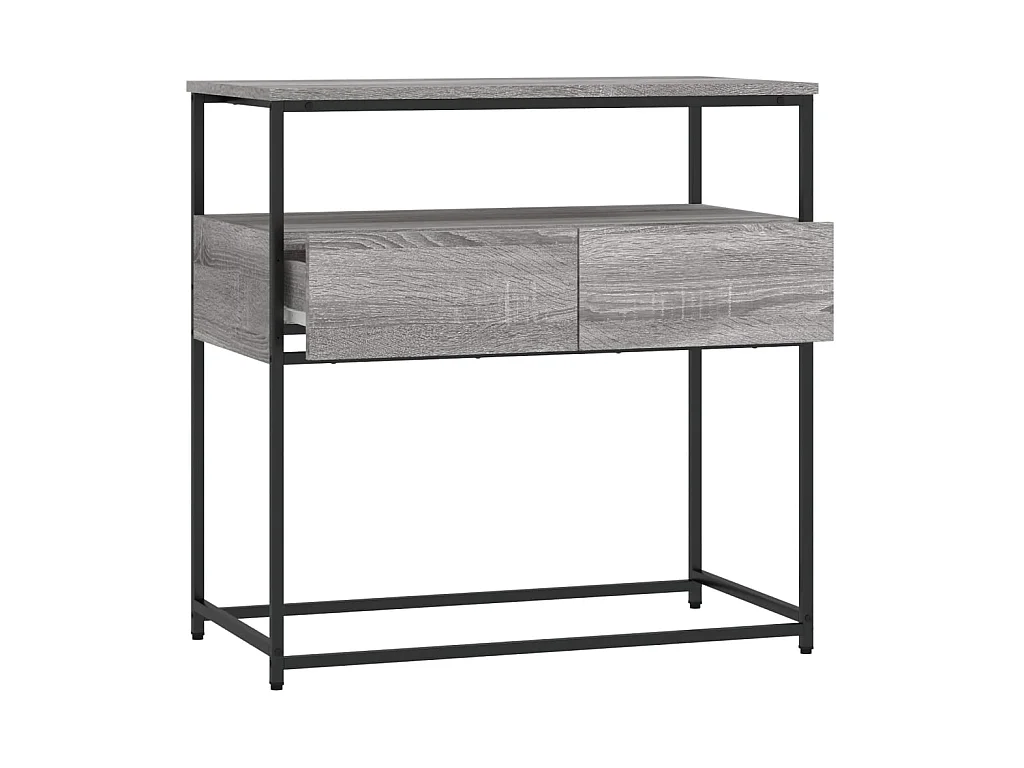 Konsolentisch,Flurtisch Grau Sonoma 75x40x75 cm Holzwerkstoff -gkd74620