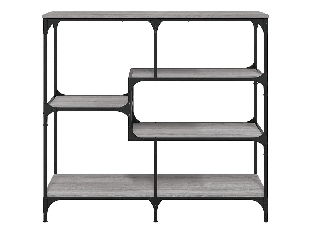 Console sonoma gris 103x32x95 cm bois d'ingénierie OFR97662 BonneVie Meuble